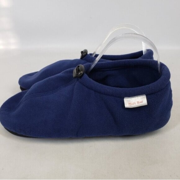Magic Bag Slippers Microwave Size Medium Blue Unisex - Picture 6 of 15
